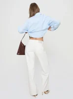 Ellanor White Denim Jeans for Women